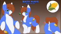 hasbro, my_little_pony, anus, blue_body, brown_hair
