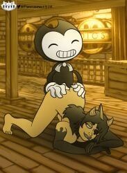 alice_angel, bendy, twisted_alice, bendy_and_the_ink_machine, piano1738