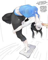 wii_fit_trainer, wii_fit_trainer_(female), nintendo, wii_fit, akaume
