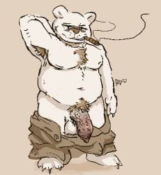caves_of_qud, anthro, armpit_hair, bear, body_hair