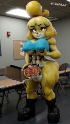 isabelle_(animal_crossing), animal_crossing, nintendo, vaultlad, 1futa