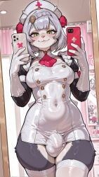 noelle_(genshin_impact), genshin_impact, decurse, 1girl, ascot