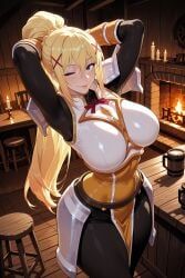 darkness_(konosuba), kono_subarashii_sekai_ni_shukufuku_wo!, patreon, kiraamane, 1girls