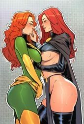 goblin_queen_(x-men), jean_grey, madelyne_pryor, marvel_girl, mutant_(marvel)