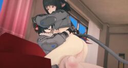 jane_doe_(zenless_zone_zero), john_doe_(zenless_zone_zero)_(scopeophilia), zenless_zone_zero, finenox, 1boy1girl