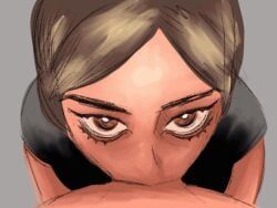 original, 1boy, 1girl, dark_hair, fellatio