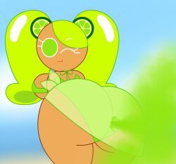 lime_cookie, cookie_run, bealmmaker, ass_focus, beach