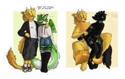 mythology, kyaro, anthro, blush, bodily_fluids