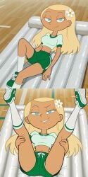 miracle_grohe, sit_down_shut_up, d3rmal, 1girls, breasts