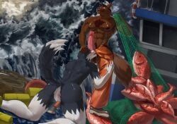 dancollie, jeb_(character), anthro, aquatic, big_butt
