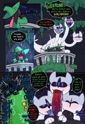 clover_(deltarune), ralsei, ralsei_with_black_fur, deltarune, crushpepper