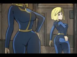 vault_girl, bethesda_softworks, fallout, 1girls, ass