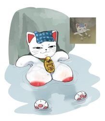 maneki-neko, turbo_granny_(dandadan), dandadan, 1girls, :3