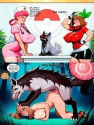 graena, haruka_(pokemon), haruka_(pokemon_oras), joi_(pokemon), may_(pokemon)
