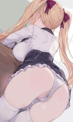 takamiya_rion, takamiya_rion_(1st_costume), nijisanji, 1girl, ass