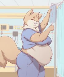 garuda_six, anthro, bbw, bebe_(doxxyl), big_belly