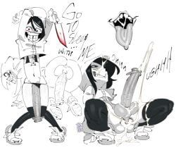 jeff_the_killer, creepypasta, toonguy100, 1boy, after_anal