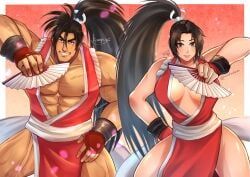 haohmaru, haoumaru, mai_shiranui, mai_shiranui_(cosplay), fatal_fury
