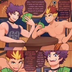 taiga_akatora, yoichi_yukimura, camp_buddy, baraboi, abs