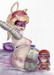 doll_(murder_drones), lizzy_(murder_drones), glitch_productions, murder_drones, aarushiiroosh