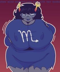 aranea_serket, homestuck, fatbuttjpg, 1girls, ass