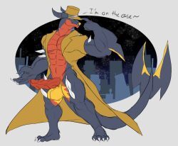 fan_character, garchomp, generation_4_pokemon, pokemon_(species), stakeout_style_garchomp