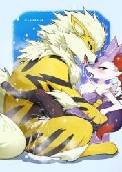 arcanine, braixen, generation_1_pokemon, generation_6_pokemon, pokemon_(species)