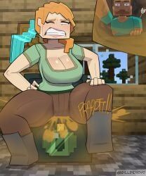 alex_(minecraft), steve_(minecraft), microsoft, minecraft, mojang