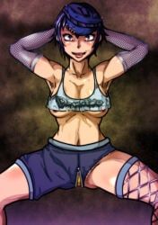 shirogane_naoto, persona, persona_4, oppaotintin, armpit_showing