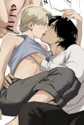 johan_liebert, kenzo_tenma, monster_(manga), dudles, standoodles