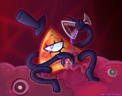 bill_cipher, gravity_falls, 1_eye, 2_eyes, blush