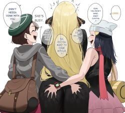 cynthia_(pokemon), dawn_(pokemon), gloria_(pokemon), game_freak, nintendo