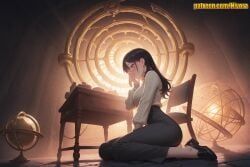 sharon_(spy_x_family), spy_x_family, nivora, 1girl, aran_sweater