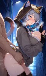cipher_(honkai:_star_rail), honkai:_star_rail, impacter, 1boy1girl, 1girl