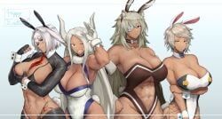 bullet_(blazblue), caenis_(fate), ghislaine_dedoldia, miruko, rumi_usagiyama
