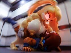 sally_acorn, sonic_(series), diag34k, anthro, from_behind