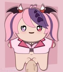 ironmouse, sprite_(fortnite), fortnite, shinychaonsfw, bottomless