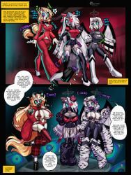 charlie_morningstar_(hazbin_hotel), lute, lute_(hazbin_hotel), vaggi_(hazbin_hotel), vaggie