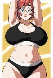 maxine_(balak), balak, 1girls, armpit, armpit_crease