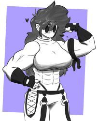 marie_(tag-a-long), original, dud3thatdraws, abs, big_breasts
