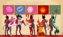 fionna_campbell, fionna_the_human_girl, flame_princess, huntress_wizard, marceline