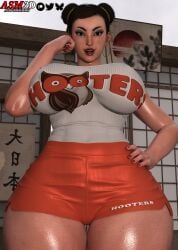 chun-li, chun-li_(street_fighter_6), capcom, hooters, snk