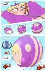 nell_(advance_wars), advance_wars, 1girls, air_inflation, breasts