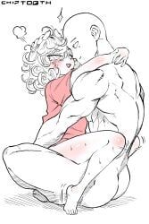 saitama, tatsumaki, one-punch_man, chip-tooth, 1boy