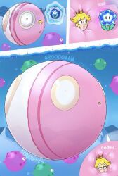bloomp_(mario), princess_peach, wonder_flower, mario_(series), nintendo