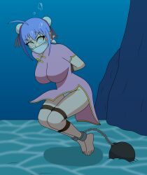 lymprez, about_to_drown, barefoot, drowning, feet