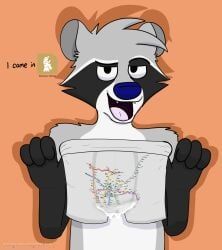roquemapache_(artist), anthro, bedroom_eyes, bodily_fluids, briefs