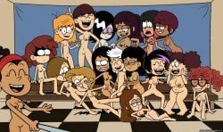 brownie_qt, christina_(the_loud_house), cookie_qt, giggles_(the_loud_house), girl_jordan