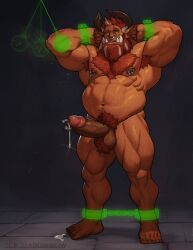 shadowwow, 5_toes, armpit_hair, balls, balls_tuft