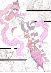 dracule_mihawk, gecko_moria, kumacy, monkey_d_luffy, nightmare_luffy